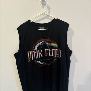 Pink Floyd Black Graphic Tank Top
